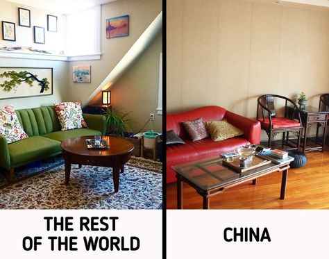 9 Things About Chinese Homes That Make Them Different From Homes Around the World China Apartment, Chinese Apartment, Chinese Bathroom, Chinese Homes, Chinese Living Room, Moving To China, Chinese Home, Homes Around The World, Shelf Unit