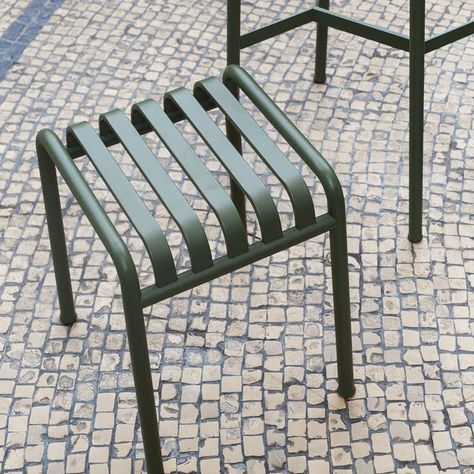 Palissade Collection – HAY Shop Erwan Bouroullec, Hay Design, Outdoor Furniture Design, Metal Stool, Outdoor Stools, Low Stool, Furniture Trends, Stool Design, Garden Stool