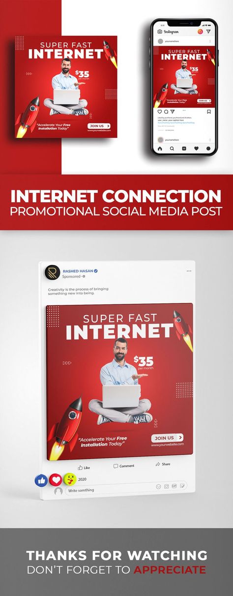 This is a clean eye-catchy professional Internet Broadband Promotional banner suitable for all ISP/Internet Service Provider. Promotional Banners, Tech Hacks, Promotional Flyers, Internet Providers, Fast Internet, Internet Service Provider, Post Design, Internet Connections, Advertising Design