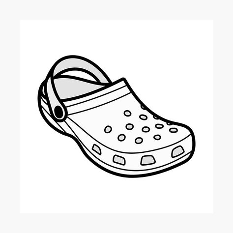 Shoe Illustration, Crocs With Charms, Shoe Tattoos, Shoe Template, Drawing Room Interior Design, Drawing Room Interior, Shoes Illustration, Shoes Drawing, Small Drawings