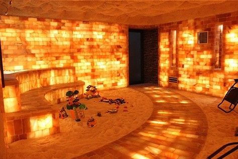 Salt Therapy Room, Salt Room Therapy, Salt Cave Spa, Himalayan Salt Room, Rock Room, Home Spa Room, Salt Therapy, Salt Cave, Salt Room