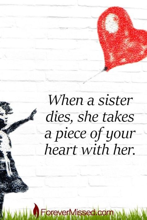 Missed Quotes, Missing Sister Quotes, Losing A Sister Quotes, Loss Of A Sister, Sister In Heaven, I Miss My Sister, Miss You Images, Die Quotes, Stories Pictures