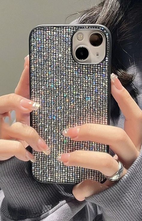 Makeup Phone Case, Sparkly Phone Cases, Liquid Glitter Phone Case, Drugstore Hair Products, Phone Case Diy Paint, Diy Phone Case Design, Creative Iphone Case, Funky Glasses, Bling Phone Cases