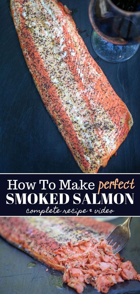 Smoked Salmon Recipe, Best Smoked Salmon, Salmon Fillet Recipes, Pellet Smoker Recipes, On The Smoker, Traeger Grill Recipes, Garlic Butter Salmon, Smoked Salmon Recipes, Meat Smoker