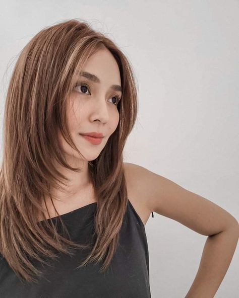 Kathryn Bernardo Hairstyle, Haircuts For Long Hair With Layers, Haircuts For Medium Length Hair, Layered Haircuts For Medium Hair, Kathryn Bernardo, Hairstyles For Layered Hair, Medium Short Hair, Shot Hair Styles, Hair Stylies