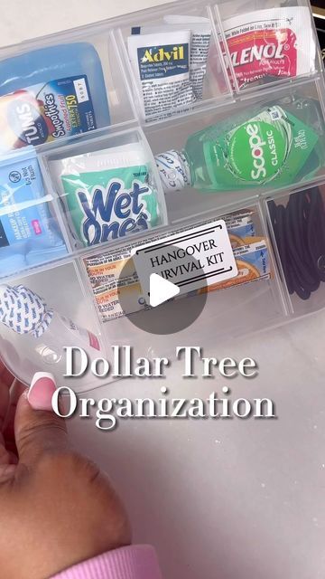 Dollar Tree Travel Essentials, Teacher Appreciation Gifts Dollar Tree, Dollar Tree Car Organization Ideas, Girls Trip Gifts Bags, Makeup Gifts Basket, Vegas Girls Trip, Dollar Tree Gifts, Mothers Day Baskets, Appreciation Gifts Diy