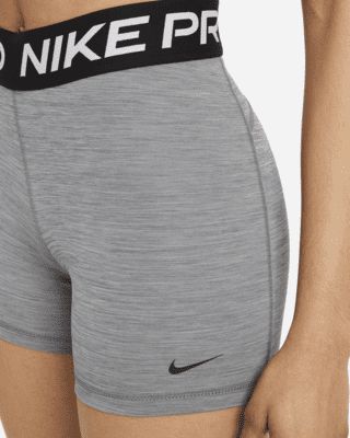 The Nike Pro 365 Shorts wrap you in stretchy fabric with Dri-FIT technology to keep you feeling supported and dry during intense workouts. This product is made with at least 50% recycled polyester fibers. Shown: Smoke Grey/Heather/Black/Black Style: CZ9831-084 Grey Nike Pros, Nike Pro Shorts, Gray Shorts, Intense Workout, Cute Shorts, Nike Pros, Grey Shorts, Black Style, Heather Black