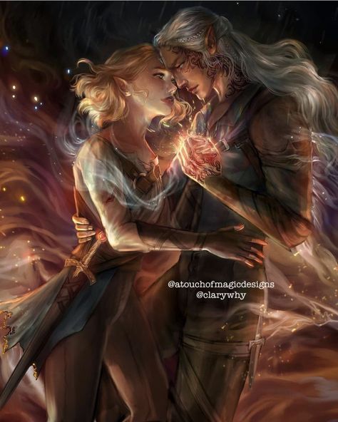 Rowan Aelin, Rowan And Aelin, Sarah Maas, Queen Of Shadows, Throne Of Glass Fanart, Aelin Ashryver Galathynius, Celaena Sardothien, Personaje Fantasy, Aelin Galathynius