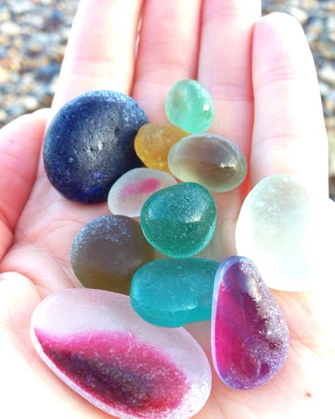 English seaglass beauties picked on seaham beach. Seaham Beach, Nautical Crafts, Sea Glass Colors, Hag Stones, Mermaid Tears, Sea Glass Beach, Sea Glass Crafts, Sea Pottery, Water Glass