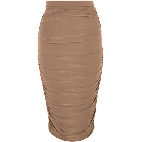 Beige Midi Skirt, Cocktail Skirts, Ruched Midi Skirt, Mid Calf Skirt, Holiday Skirts, Bodycon Midi Skirt, Beige Skirt, Evening Skirts, Calf Length Skirts