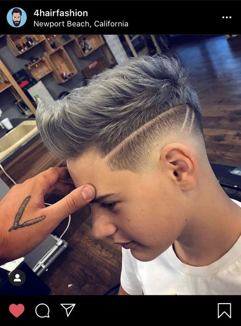 Kids Fade Haircut, Hair Designs For Boys, Boys Fade Haircut, Fade Haircut Designs, Boys Colored Hair, Boys Haircut Styles, Tan Skin Blonde Hair, Short Fade Haircut, Boy Haircuts Short