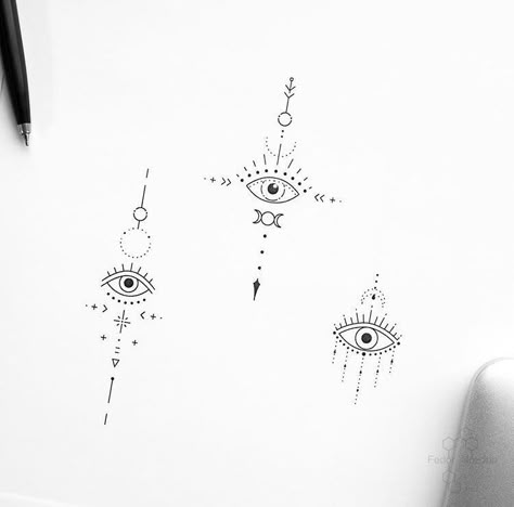 Third Eye Tattoos, Orca Tattoo, Evil Eye Tattoo, Hamsa Tattoo, Inspiration Tattoos, Geometric Tattoo Design, Eye Tattoo, 문신 디자인, Design Geometric