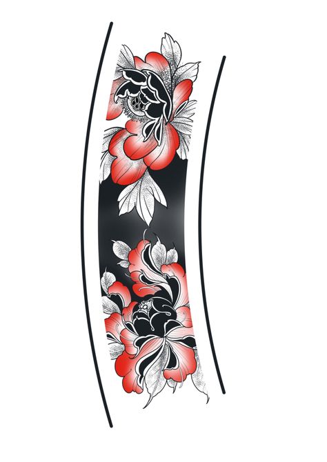 Japanese Band Tattoo, Japanese Arm Band Tattoos For Men, Tattoo Mujer, Band Tattoos For Men, Band Tattoo Designs, Armband Tattoo Design, Arm Band Tattoo, Dark Art Tattoo, Flower Stencil