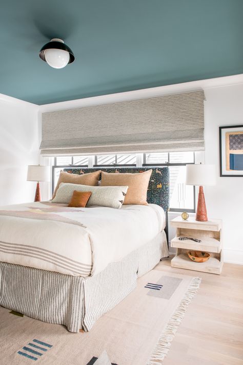 Cortney Bishop, Bed Valance, Bedroom Trends, Teal Coral, Bedroom Ceiling, Simple Bedroom, Master Bedrooms Decor, Beautiful Bedrooms, Bedroom Colors