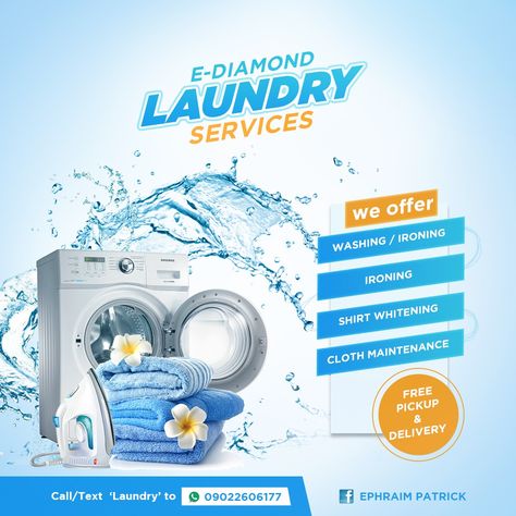 Laundry Flyers Design, Laundry Flyer Design Ideas, Laundry Background Design, Laundry Ads Creative, Laundry Services Flyer Design, Laundry Banner Design, Laundry Poster Design, Laundry Flyer Design, Banner Laundry