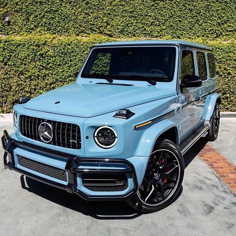 Blue Mercedes Benz, Blue Mercedes, G 63 Amg, Mercedes G Wagon, Dream Cars Mercedes, Cars Mercedes, High End Cars, Lux Cars, Dream Cars Jeep