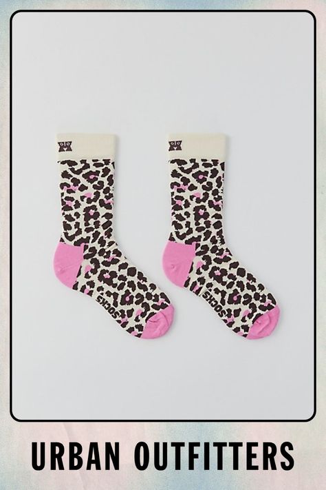 Happy Socks Leo leopard print crew socks. Happy little pair of socks from Happy Socks in an animal print. Crafted from soft combed cotton in a crew length. Features Happy Socks Leo leopard print crew socks In ultra-soft combed cotton Crew length Content + Care Cotton Machine wash Imported Size + Fit Crew length | Happy Socks Leo Leopard Print Crew Sock in Leopard, Women's at Urban Outfitters Leopard Socks, Animal Print Socks, Socks Design, Sock Packs, Crew Sock, Happy Socks, Kids Socks, Designer Socks, An Animal