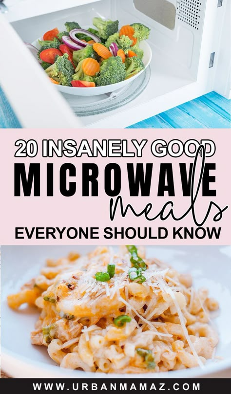 20 Insanely Good Microwave Meals Everyone Should Know Make Ahead Meals To Microwave, Single Serve Freezer Meals Microwave, Premade Microwave Meals, Hot Plate Recipes, Healthy Breakfast Microwave, College Microwave Meals, Microwave Lunches For Work, Microwave Meals Dinners, Meals That Reheat Well In Microwave