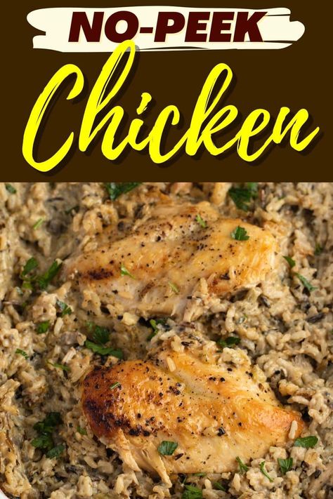 No-Peek Chicken (Just 5 Ingredients) No Peak Chicken, No Peek Chicken, No Peek, Corn Casserole Recipe, Corn Casserole, Winner Winner Chicken Dinner, Paula Deen, Entree Recipes, Chicken Dishes Recipes