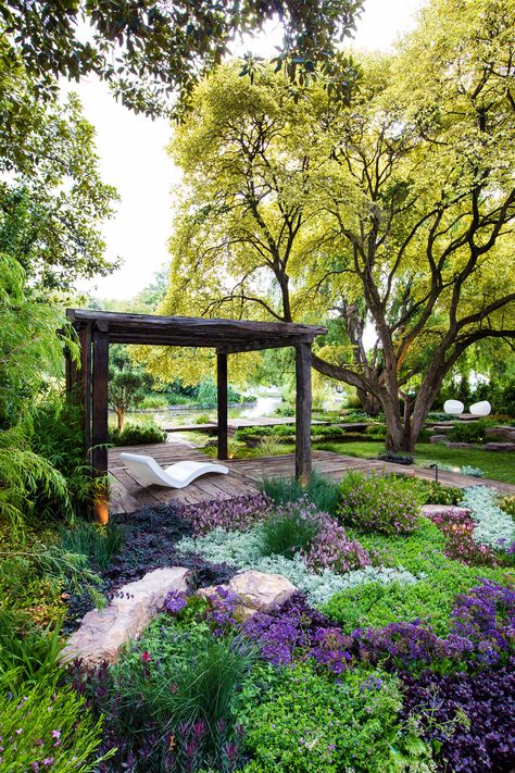 Family-friendly garden layout at the Melbourne International Flower & Garden Show. Photography: Claire Takacs | Story: Australian House & Garden Balcony Oasis, Acreage Landscaping, Heather Gardens, Tools Tattoo, Australian Garden Design, Landscaping Backyard, Garden Paradise, Sims Builds, Cottage Garden Plants