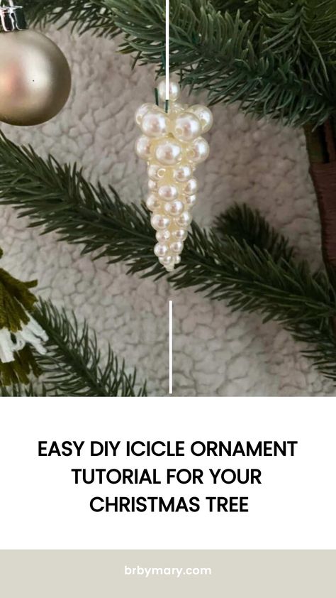 Check out this Easy DIY Icicle Ornament Tutorial for your Christmas tree decor. As a big fan of both Christmas and crafting, creating my own decorations is one of my favorite holiday activities.