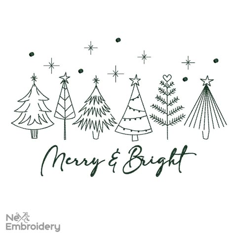 Merry and Bright Embroidery Design, Christmas Trees Embroidery Designs, Christmas Embroidery Design **INSTANT DOWNLOAD** (width x height) SIZE: 6,89" x 4,41" // 175 mm x 112 mm // Stitches: 9258 SIZE: 8,66" x 5,54" // 220 mm x 141 mm // Stitches: 11215 SIZE: 9,25" x 5,92" // 235 mm x 150 mm // Stitches: 11895 Once your payment is processed, you will receive an email from Etsy. The email contains a link to download your item. You will be able to download your 1zipped file containing the following Embroidery Designs Christmas, Christmas Nails Design, Christmas Tree Embroidery Design, Bright Embroidery, Christmas Fonts Free, Christmas Tree Embroidery, Christmas Embroidery Patterns, Christmas Embroidery Designs, Christmas Fonts