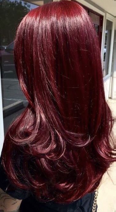 Wine Hair Color, Wine Red Hair, Wine Hair, Red Hair Inspo, Cherry Hair, Dyed Red Hair, Dark Red Hair, Dyed Hair Inspiration, Hair Streaks