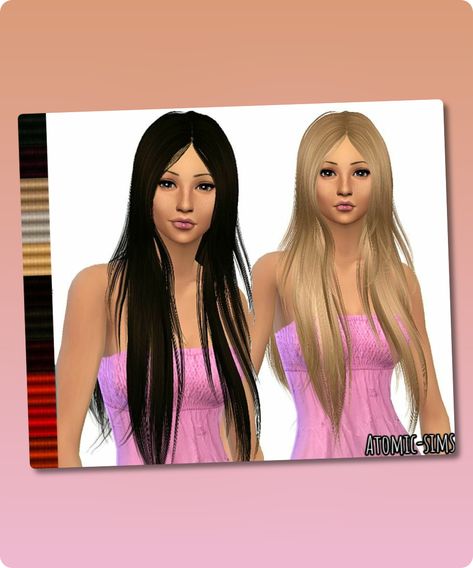 New retextured hair for you and your sims. I hope you like it! =) Author: Atomic-sims Learn more at: atomic-sims.blogspot.com #gaming #hairstyles #sims4 #retexture #sims4cc #sims Sims 4 2000s Hair, 2000s Sims 4 Cc, Snooki Hair, 2000s Hair, 4 Hairstyles, Cinderella Hair, Mod Jacket, Sims 4 Cc Download, Makeup Cc