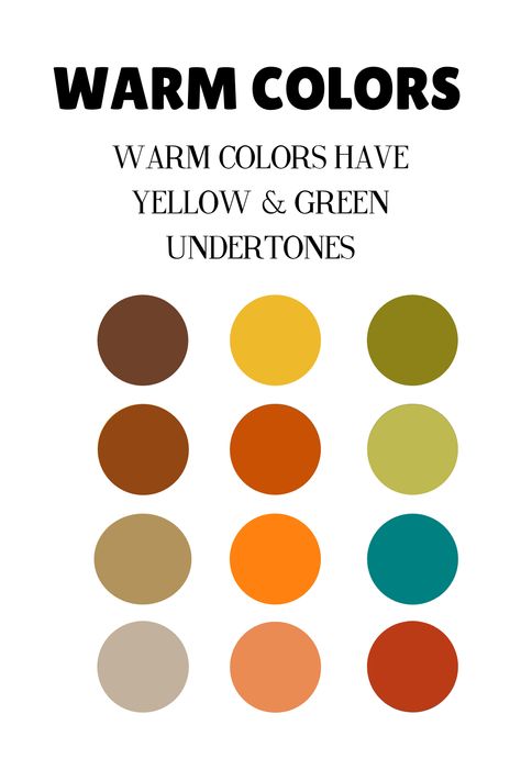 Warn Color Pallete, Warm Tone Color Palette Clothes, Warm Skin Tone Colors To Wear, Warm Undertone Color Palette, Warm Undertone Colors, Warm Color Palette Clothes, Warm Tone Outfits Style, Warm Colors Outfit, Warm Bright Color Palette