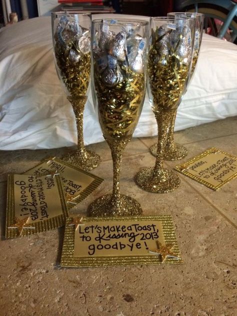 60+ Dazzling DIY Dollar Store New Years Eve Party Ideas | HubPages Nye Gift Basket Ideas, New Years Goodie Bags, New Years Basket Ideas, New Year’s Eve Gift Basket, New Years Eve Gift Basket Ideas, New Years Gift Basket, New Years Eve Gifts, New Years Gift Ideas, Nye Kids