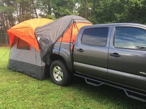 Rightline Gear Truck Tent Full Review - The Tent Hub Tacoma Tent, Truck Tent Camping, Campervan Hacks, Bed Tents, Pickup Camping, Motorhome Accessories, Truck Bed Tent, Teardrop Camping, Suv Tent