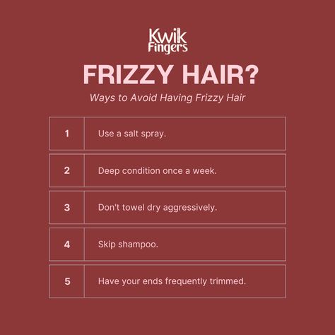 "I have frizzy hair! How do I fix it?" 🤔 Yes, we totally get it, and we all know the struggle all too well. 🤷🏽‍♀️ Why not try and follow these simple hair solutions we've got to help you deal with all that frizz? 😉 How To Have Non Frizzy Hair, Unfrizz Hair, How To Defrizz Hair, How To Get Rid Of Frizzy Hair Curls, How To Fix Frizzy Hair, How To Get Rid Of Frizzy Hair, Frizzy Straight Hair, Frizzy Hair Fix, Long Frizzy Hair