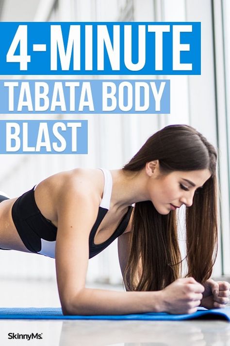 4-Minute Tabata Body Blast Lunch Workout, Endurance Workout, Tabata Workouts, Quick Lunch, Favorite Song, Lose 50 Pounds, Burn Fat, Lose Belly Fat, Fun Workouts