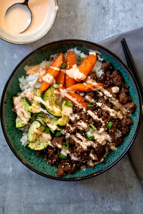 Ground Beef Poke Bowl, Hello Fresh Bulgogi Bowl, Keto Bulgogi Beef, Beef Bulgogi Recipe Ground Beef, Hello Fresh Beef Bulgogi Bowl, Hamburger Beef Bulgogi, Easy Beef Bulgogi Bowls, Turkey Bulgogi Bowl, Brussel Sprouts And Ground Beef