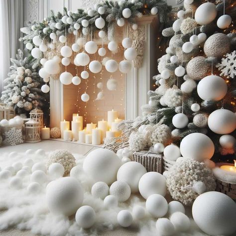 25 Winter Wonderland Christmas Decor Ideas » HomeDecorFull Decorating Winter Wonderland, Xmas Wonderland Decor, Diy Indoor Winter Wonderland, White Christmas Tree With White Decor, Winter Igloo Decor, Winter Wonderland Backdrop Ideas Diy, Christmas White Decorations, Elegant Winter Wonderland Decorations, Winter Events Ideas