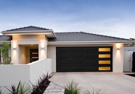 Garage Door Services in Rancho Cordova, CA | Action Door Service Haas Garage Doors, Black Garage Doors, Aluminium Garage Doors, Garage Door House, Carriage Garage Doors, Aluminum Garage, Black Garage, Garage Door Windows, Garage Door Company