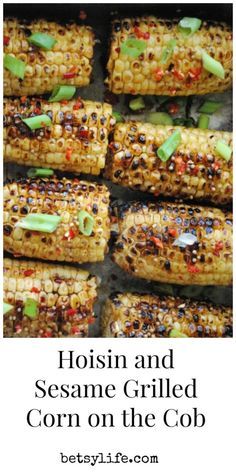 The best way to cook corn on the cob is on th grill. Try Spicy Hoisin and Sesame Glazed Corn Recipe for dinner this summer. Chopped Challenge, Side Dish For A Crowd, Dish For A Crowd, Cook Corn, Luau Food, Potluck Side Dishes, Summer Side Dish, Corn Recipe, Summer Side Dishes