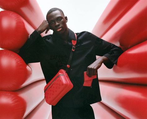 Louis Vuitton Taigarama 2022 Campaign Red Campaign, Fall Editorial, Shoe Advertising, Photo Montage, Campaign Fashion, Artistic Installation, Fashion Photography Poses, Collage Design, Moving Image