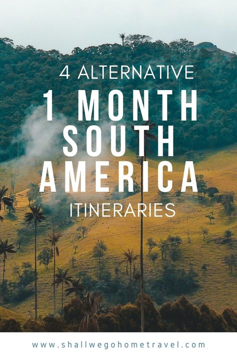 4 epic ways to spend 1-month backpacking South America, each a different route and itinerary so there's something to suit every traveller. #onemonth #south-america #backpacking #itinerary #route #1month #4weeks #backpackingitinerary #backpackingroute #south #america #travel #travelsouthamerica #southamericaroute #bestroute #onemonthtrip #howtospendamonthinsouthamerica #visitsouthamerica #onemonthitinerary #4weekitinerary #backpack South America Itinerary 1 Month, One Month In South America, South America Backpacking, Backpack South America, South America Itinerary, America Itinerary, Sabbatical Ideas, Backpacking Itinerary, South America Travel Route