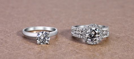 Diamond Resetting Ideas Before And After, Heirloom Engagement Ring Reset, Diamond Resetting Ideas, Ring Redesign Before And After, Wedding Ring Redesign, Ring Redesign, Stunning Rings, Real Engagement Rings, Heirloom Ring