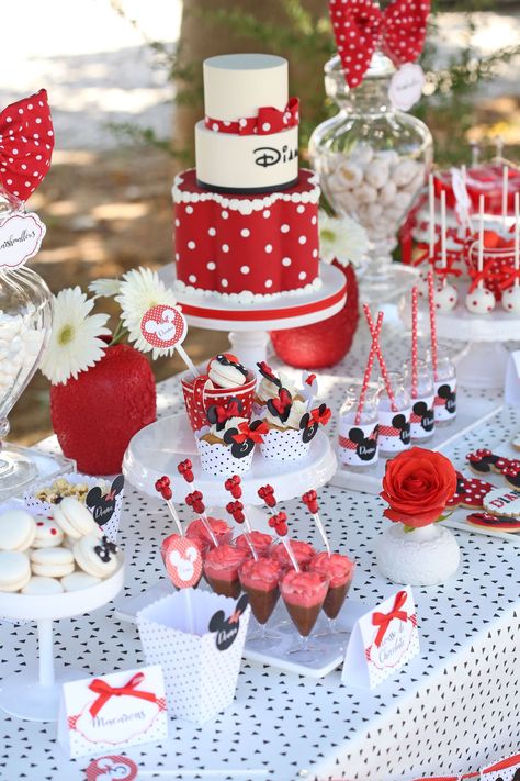 Minnie Mouse Red Themed Party Ideas and Inspo Mickie And Minnie Birthday Party Ideas, Minnie And Mickey First Birthday Party, Red Mini Mouse Birthday Party Ideas, Red Minnie Birthday Party, Mickey And Minnie Party Decorations, Minnie Mouse Birthday Party Ideas 2nd Red, Red Minnie Mouse Birthday Party Ideas, Minnie Mouse Birthday Party Ideas Red, Red Minnie Mouse Party Ideas