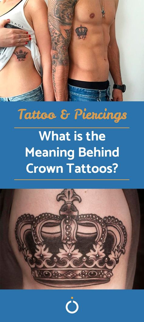 Many people get tattoos because they like the design and care little for their meanings. Others think long and hard about the symbolism of their new ink. But have you seen anyone with a crown tattoo? Is there a specific meaning behind what crowns mean? DO crowns mean the same thing to all people? #crown #tattoo #meanings #design #royal British Crown Tattoo, Royal Tattoo Ideas, Heavy Is The Head That Wears The Crown Tattoo, Crown Tattoos For Women Queens, 50th Birthday Tattoo Ideas For Women, Queens Crown Tattoo, British Tattoo Ideas, Crown Tattoo Meaning, Queen Tattoo For Women