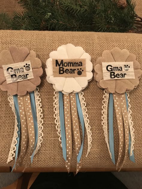 Momma bear baby shower pin Bear Baby Showers, Bear Baby Shower Party Favors, Bear Theme Baby Shower Centerpieces, First Baby Shower Ideas, Bear Baby Shower Food Ideas, Brown Bear Baby Shower Ideas, Beary Cute Baby Shower Ideas, Bear Boy Baby Shower Ideas, Brother Bear Baby Shower Theme