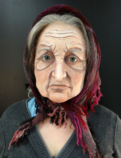 Makeup Design - Candice Caldwell Day Old Lady Makeup, Age Makeup, Old Age Makeup, Aging Makeup, Soirée Halloween, Old Lady Costume, Make Up Designs, Theatre Makeup, Witch Makeup