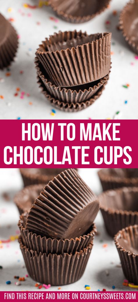 Chocolate Cup Desserts, Chocolate Hacks, Chocolate Mousse Cups, Edible Cups, Chocolate Bowls, Chocolate Bowl, Capricorn Girl, Ice Cream Cupcakes, Adventure Seeker