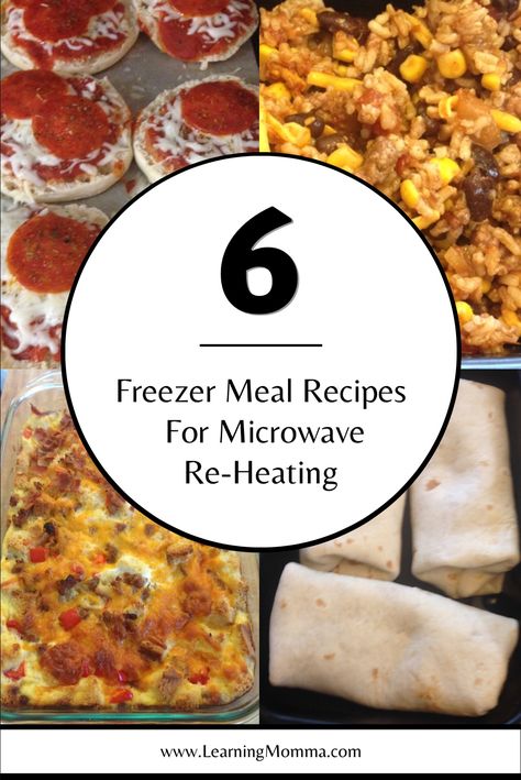 Freezer meal dinners in individual portions are easy to reheat and can stretch further. I made all of these cheap, easy, and mostly kid-friendly recipes to freeze for one before our second baby arrived. I didn't need to cook for almost 2 months after the baby and with individual portions my husband and oldest daughter were both pleased with a rotation of options! #freezermeals #freezercooking #mealprep #meals #mealprepping Make Ahead And Freeze Lunches, Homemade Frozen Microwave Meals, Frozen Meals For One, Ready To Eat Freezer Meals, Microwave Reheatable Meals Make Ahead, Make Ahead Frozen Lunches, Microwaveable Freezer Meals, Freezer Pan Meals Make Ahead, Freezer Meals For 2 People