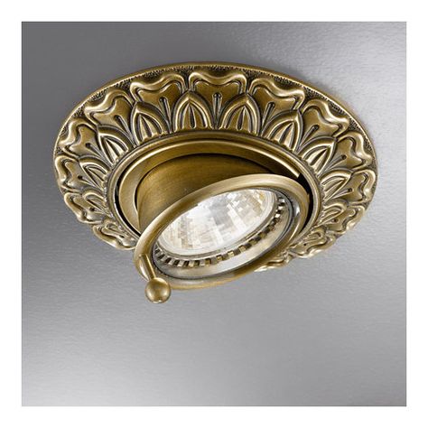 Found it at Wayfair.co.uk - Milady 11cm Downlight Brass Spotlights, Chrome Lamp, Spot Plafond, Spot Lights, Indirect Lighting, Italian Lighting, Lampe Design, Gold Chrome, Spot Light