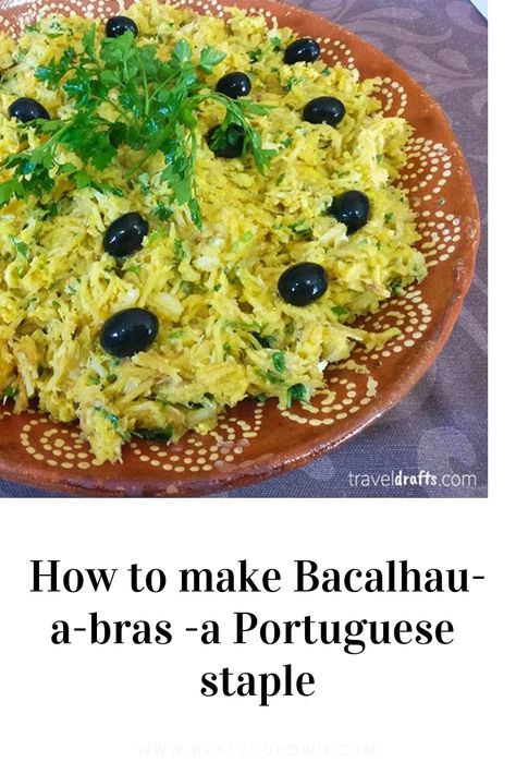 Portuguese Bacalhau Recipes, Bacalao Recipe Portuguese, Portuguese Cod Fish Recipes, Bacalao Recipe, Bacalhau Recipes, Portuguese Foods, Portuguese Dishes, Portugal Food, Portuguese Desserts