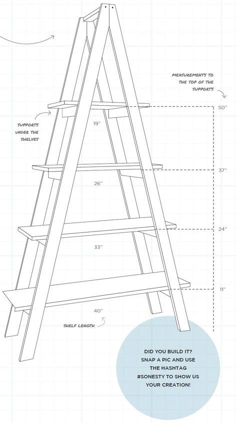 How To Build A Ladder Shelf, Diy A Frame Plant Stand, A Frame Shelf Plans, A Frame Plant Stand Diy, A Frame Shelf Diy, A Frame Ladder Shelf Diy, Building A Plant Stand, Triangle Plant Stand, A Frame Display Stand Diy