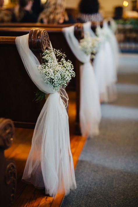 Church Aisle, Wedding Church Decor, Boutique Photography, Rustic Wedding Decorations, Pew Bows, Floral Boutique, Church Wedding Decorations, Church Decorations, Aisle Flowers